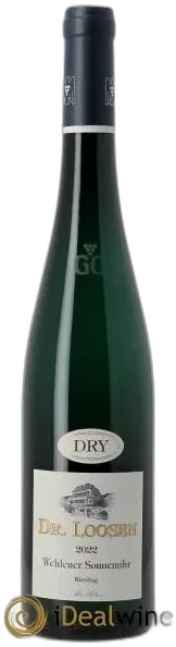 photo du vin Riesling dr. Loosen Wehlener Sonnenuhr Trocken Grosses Gewächs 2022