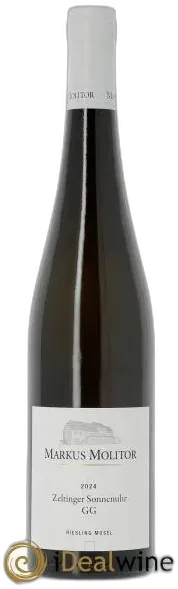 image du vin Riesling Markus Molitor Zeltinger Sonnenuhr gg White Capsule°°