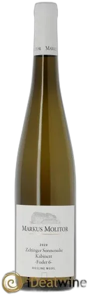 photo du vin Riesling Markus Molitor Zeltinger Sonnenuhr-Fuder6 Kabinett White Capsule
