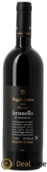 aperçu du vin Poggio Antico Riserva Brunello di Montalcino Docg