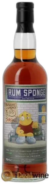vue du vin Rhum Caroni 25 Ans Rum Sponge New Vibration D.D