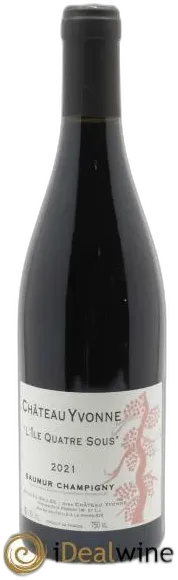 photo du vin Saumur-Champigny L&Apos;Île Quatre Sous Château Yvonne 2021