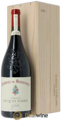 photo du vin Châteauneuf-du-Pape Château de Beaucastel Hommage à Jacques Perrin Famille Perrin