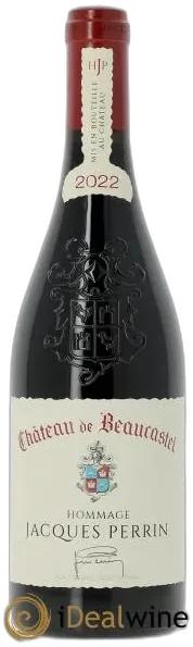 photo du vin Châteauneuf-du-Pape Château de Beaucastel Hommage à Jacques Perrin Famille Perrin