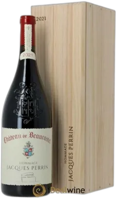 photo du vin Châteauneuf-du-Pape Château de Beaucastel Hommage à Jacques Perrin Famille Perrin