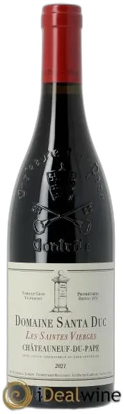 image du vin Châteauneuf-du-Pape Santa Duc les Saintes Vierges Famille Gras