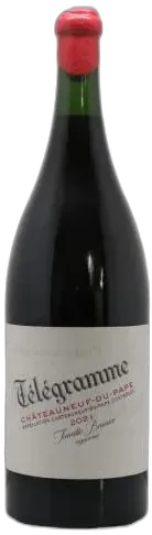 aperçu du vin Châteauneuf-du-Pape Télégramme Vignobles Brunier 2021