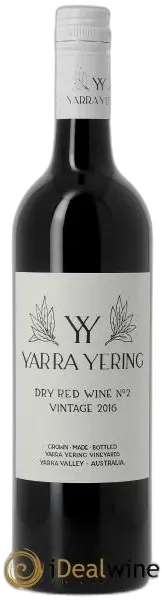photo du vin Yarra Valley Yarra Yering Vineyards Dry Red Wine n°2 2016