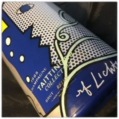 photos du vin Champagne Taittinger Collection Lichtenstein 1985
