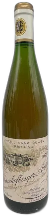 photo du vin Allemagne Wiltingen Weingut Egon Muller Scharzhofberger Riesling Beerenauslese 1983