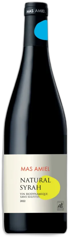 photos du vin Mas Amiel Natural Syrah Côtes Catalanes Rouge 2022