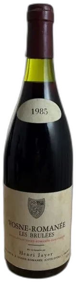 capture du vin Vosne Romanee les Brulées