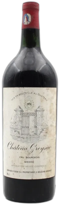 photo du vin Magnum Château Greysac 1974
