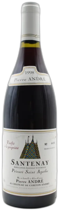 photo du vin Santenay "Prieuré Saint Agathe" 1998 Pierre Andre