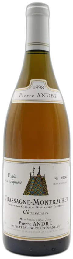 capture du vin Chassagne-Montrachet "Chanvennes" 1998 Pierre André