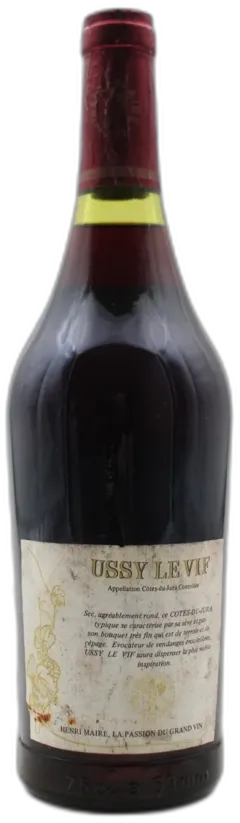 photo du vin Ussy le Vif Rouge Feu 1982 Henri Maire
