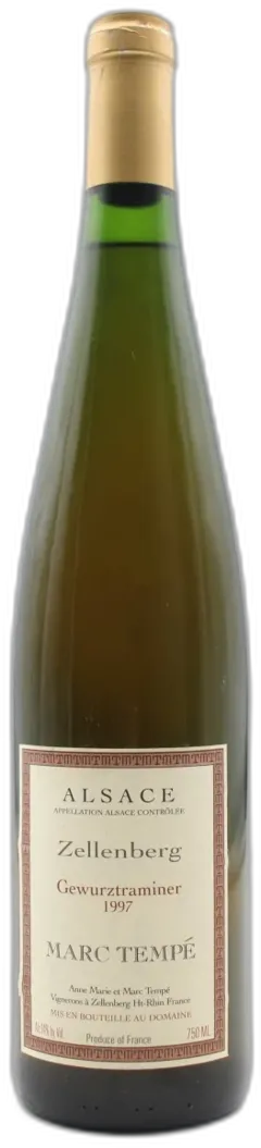 vue du vin Gewurztraminer 1997 Zellenberg Marc Tempé
