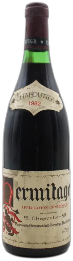 photo du vin Hermitage 1982 Chapoutier