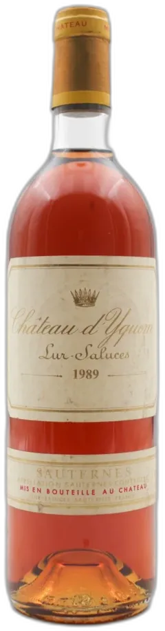 photos du vin Château d’Yquem 1989