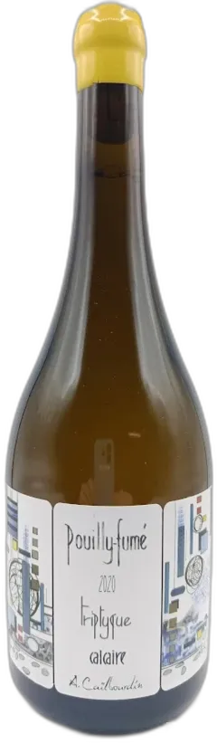 illustration du vin Pouilly Fume Domaine Cailbourdin Triptyque Calcaire