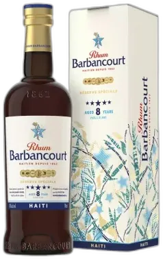 image du vin Barbancourt 8 Ans Cinq Étoiles Ambré d’Haïti