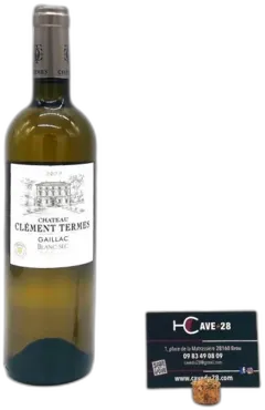 photo du vin Gaillac 2024 Blanc Château Clément Termes