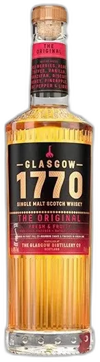 capture du vin Scotch Whisky Glasgow 1770 Original Single Malt