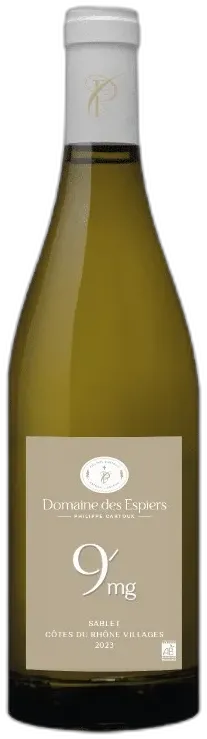 photo du vin Côtes du Rhône Village Sablet 9mg Domaine des Espiers