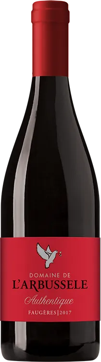 capture du vin Domaine de l’Arbussele Aop Faugères Authentique 2023