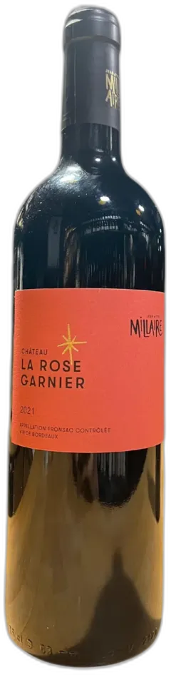 photo du vin Fronsac "Château la Rose Garnier" Rouge Domaine Jean-Yves Millaire 2022
