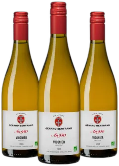 vue du vin hã©Ritage "an 940" Viognier Lot Vin Bio