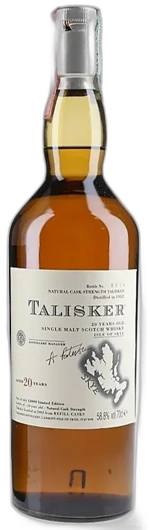 photo du vin Talisker 20 Ans Natural Cask Strenght. Dist