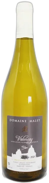 image du vin Valençay Blanc Domaine Malet Loire