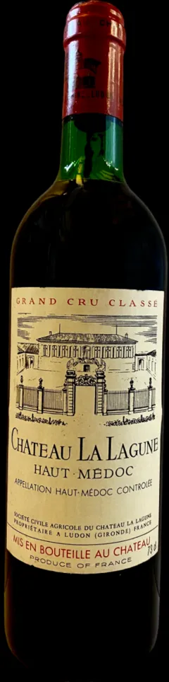 capture du vin Château la Lagune 1986 de rc