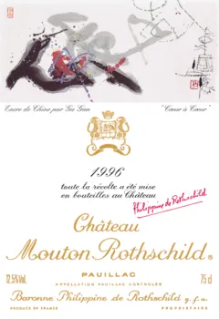illustration du vin Château Mouton Rothschild 1996