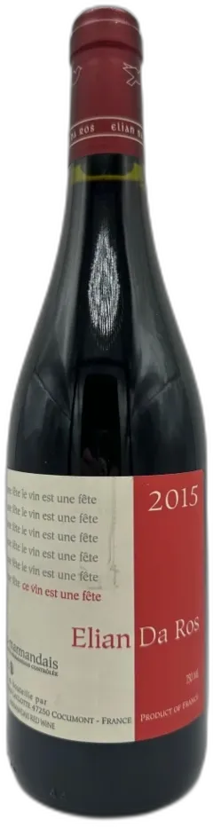 image du vin Domaine Elian da Ros ce Vin Est Une Fete Cotes du Marmandais 2015 Sud Ouest France
