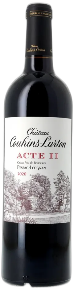 image du vin Château Couhins-Lurton Acte ii Aop Pessac-Léognan