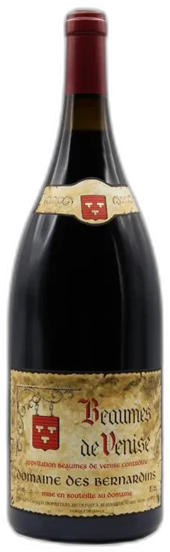 vue du vin Domaine des Bernardins Beaumes-de-Venise 2018