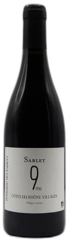 image du vin Domaine des Espiers Sablet 9mg 2021