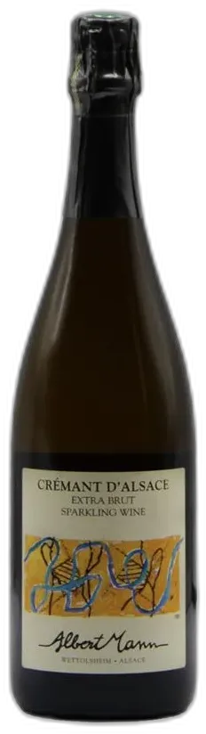 vue du vin Albert Mann, Crémant d’Alsace Extra-Brut, 2020