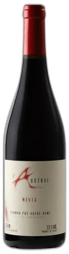 illustration du vin Domaine de l’Austral Manta 2021