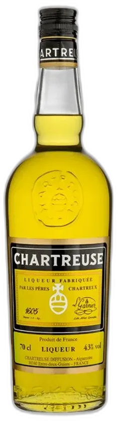 illustration du vin les Pères Chartreux Chartreuse Jaune S.A