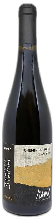 photos du vin Alsace Pinot Noir Chemin de Pierre Vignoble des 3 Terres Domaine Mann