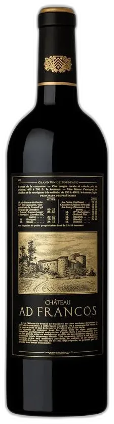 photo du vin Château ad Francos 2014