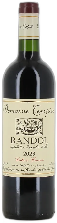 photo du vin Vin Rouge Bandol Lulu & Lucien Domaine Tempier 2023