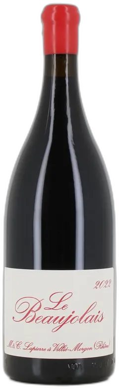 photo du vin Magnum Vin Rouge le Beaujolais Domaine Marcel Lapierre 2022