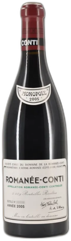 capture du vin Romanée Conti Grand Cru