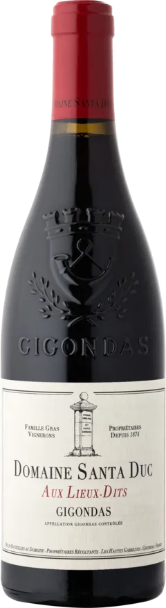 photo du vin Gigondas Rouge Aux Lieux-Dits 2022