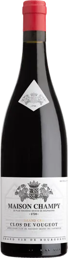 image du vin Champy Clos Vougeot Grand Cru 2008