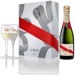 photo du vin Cordon Rouge Brut 2 Verres gh Mumm